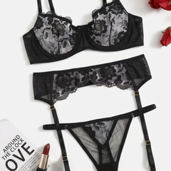 Conjunto Bordado Pasion